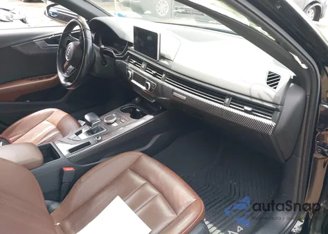 2017 Audi A4 2.0T Season Of Audi Premium from USA, damaged, VIN WAUDNAF44HN053296